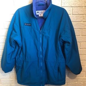 Columbia Fleece Lined jacket. Women’s size LG. EUC